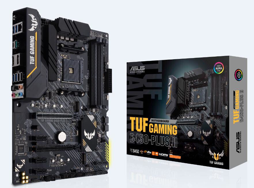 ASUS TUF GAMING B450-PLUS II ATX Motherboard - AMD B450 Socket AM4