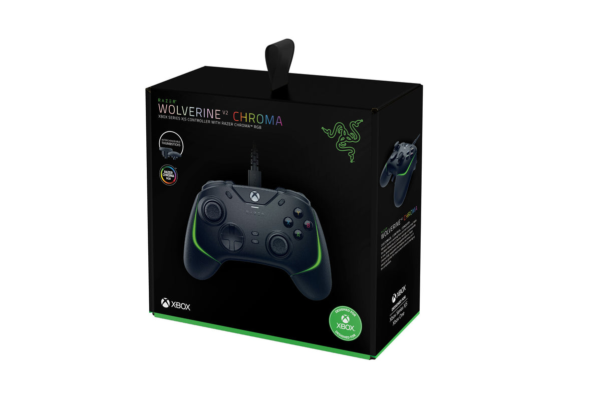 Razer Wolverine V2 Chroma - Wireless Gaming Controller for Xbox Series X|S in Black