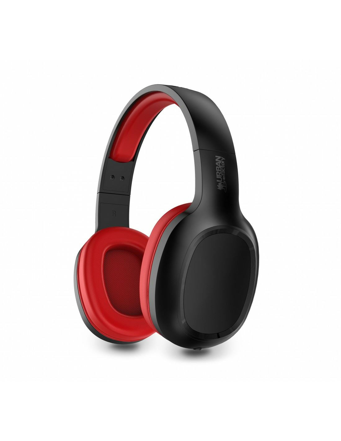 Urban Factory MOVEE Headset Wireless Head-band Gaming Micro-USB Bluetooth Black, Red