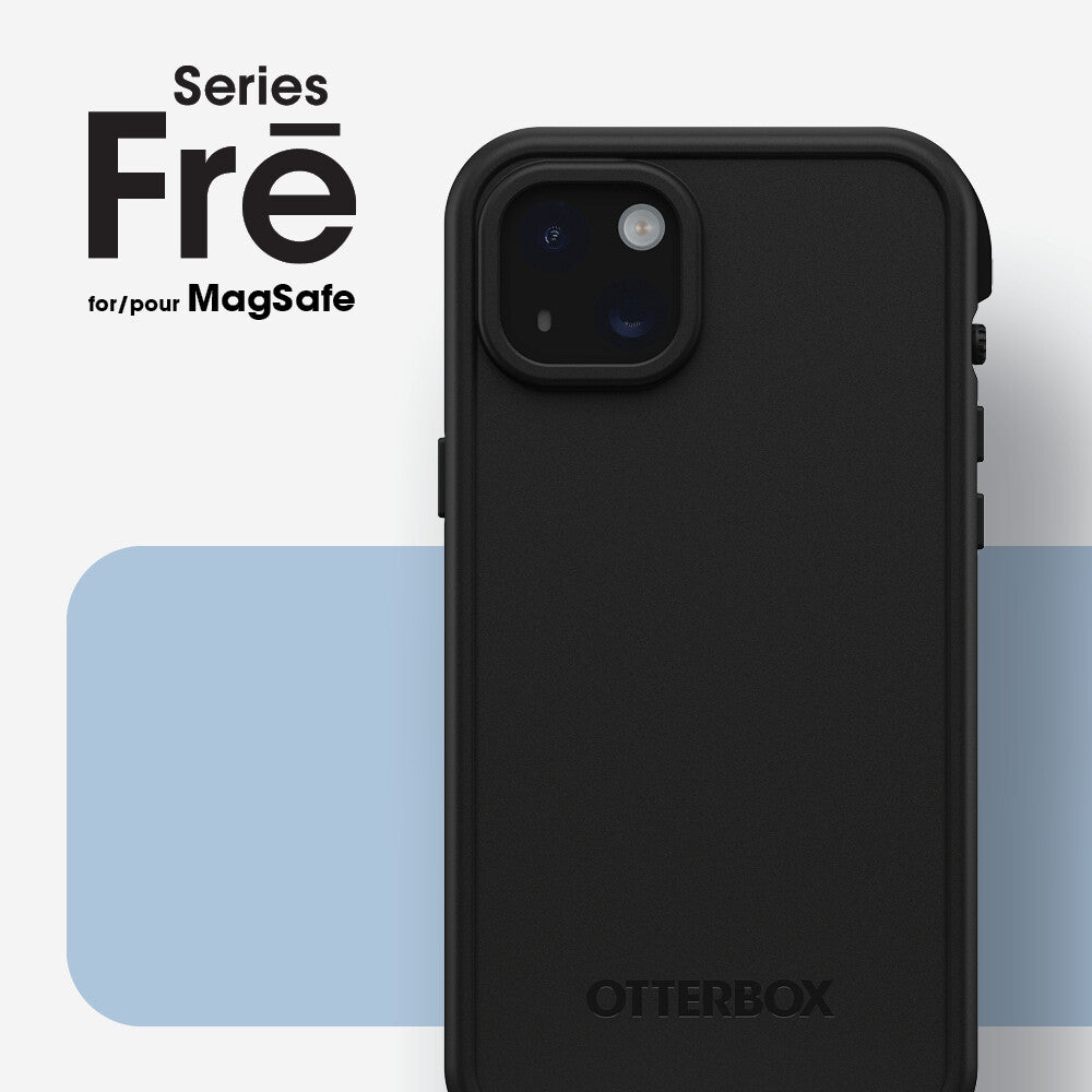 OtterBox Frē Series with MagSafe for iPhone 15 Plus in Black
