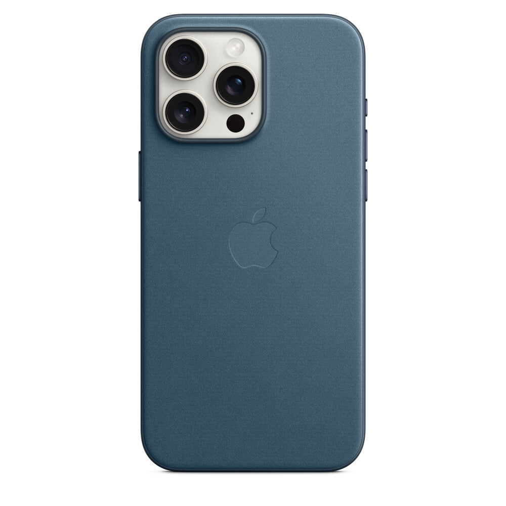 Apple MT4Y3ZM/A - FineWoven Case with MagSafe for iPhone 15 Pro Max in Pacific Blue