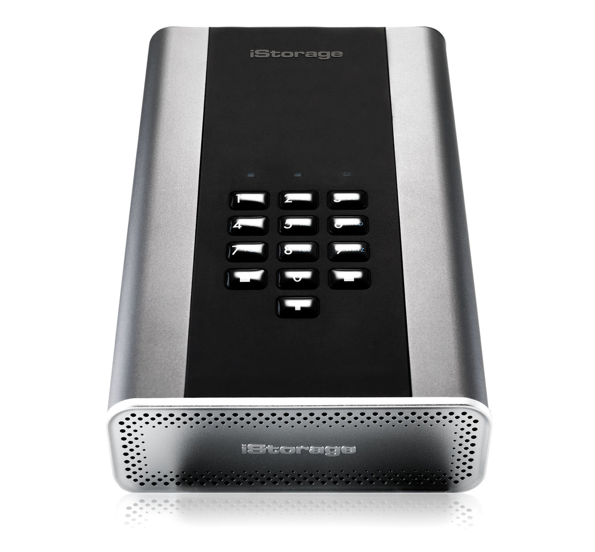 iStorage diskAshur DT2 - Secure Encrypted Desktop Hard Drive in Black - Password Protected - 10 TB