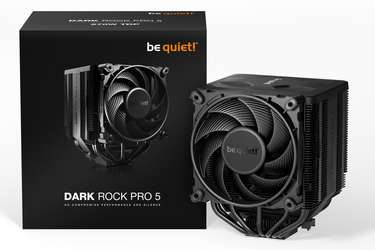 be quiet! Dark Rock Pro 5 - Air Processor Cooler in Black - 120/135mm