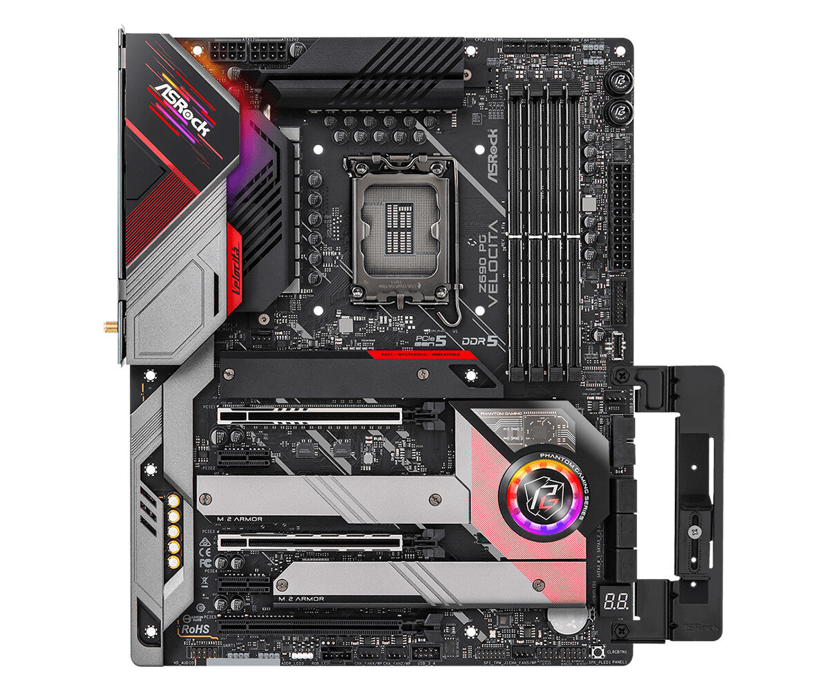 Asrock Z690 PG Velocita ATX motherboard - Intel Z690 LGA 1700