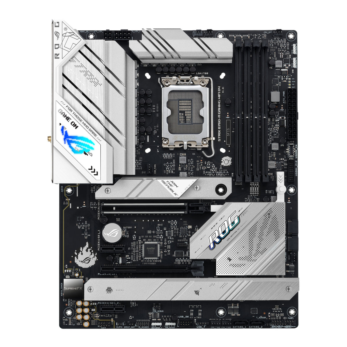 ASUS ROG STRIX B760-A GAMING WIFI D4 ATX motherboard - Intel B760 LGA 1700