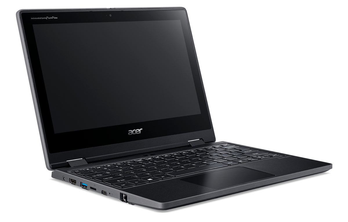 Acer TravelMate Spin B3 Hybrid (2-in-1) - 29.5 cm (11.6&quot;) - Touchscreen - Intel® Celeron® N6000 - 8 GB DDR4-SDRAM - 256 GB SSD - Wi-Fi 6 - Windows 11 Pro - Black