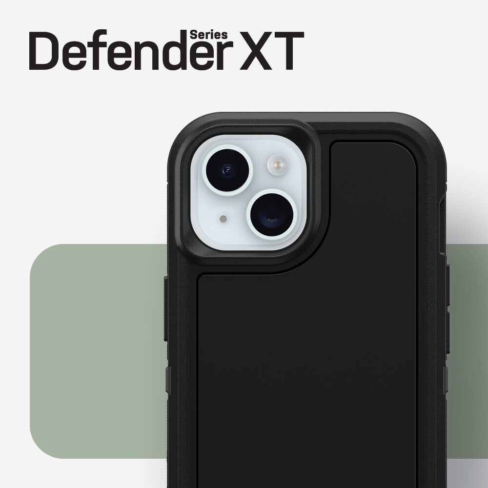 OtterBox Defender Series XT for iPhone 15 in Black - No Packaging