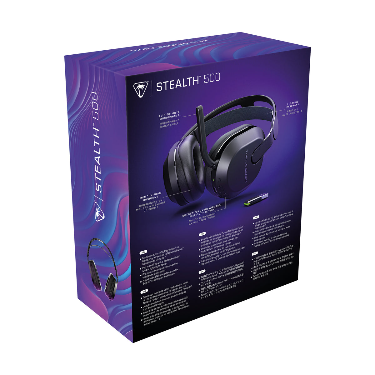 Turtle Beach Stealth 500 - Wireless Bluetooth Gaming Headset in Black
