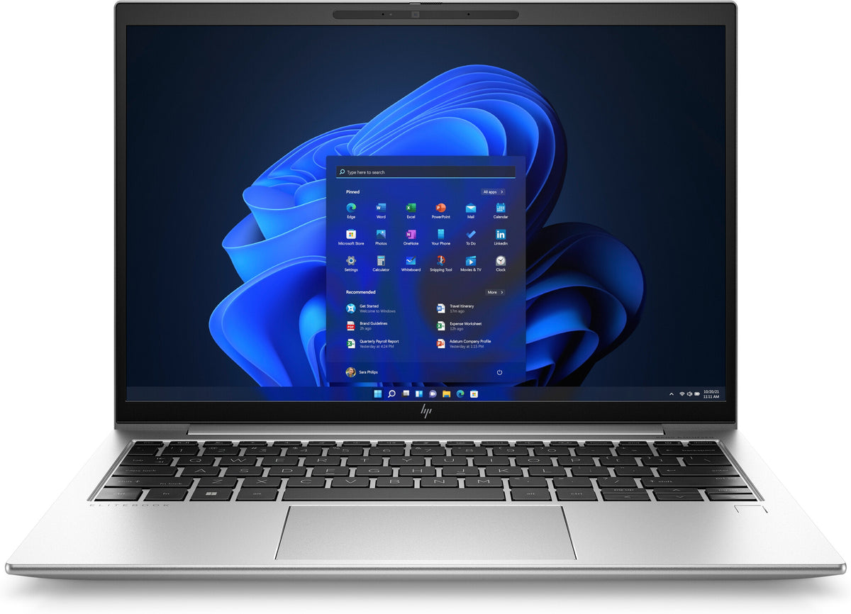 HP EliteBook 830 G9 Laptop - 33.8 cm (13.3&quot;) - Intel® Core™ i5-1235U - 8 GB DDR5-SDRAM - 256 GB SSD - Wi-Fi 6E - Windows 11 Pro - Silver