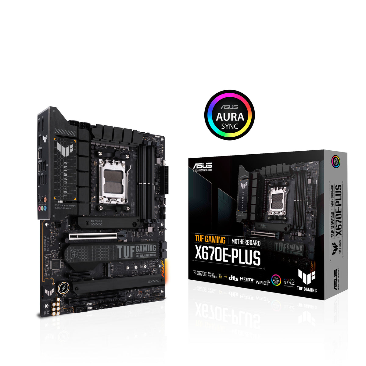 ASUS TUF GAMING X670E-PLUS ATX motherboard - AMD X670 Socket AM5
