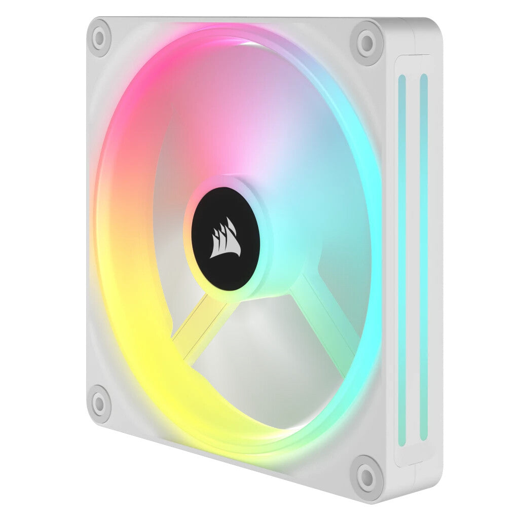 Corsair iCUE LINK QX140 RGB - PWM Computer Case Fan in White - 140mm (Pack of 2)