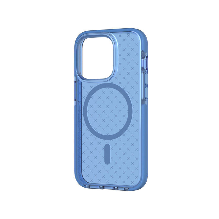Tech21 Evo Check with MagSafe for iPhone 14 Pro in Tranquil Blue