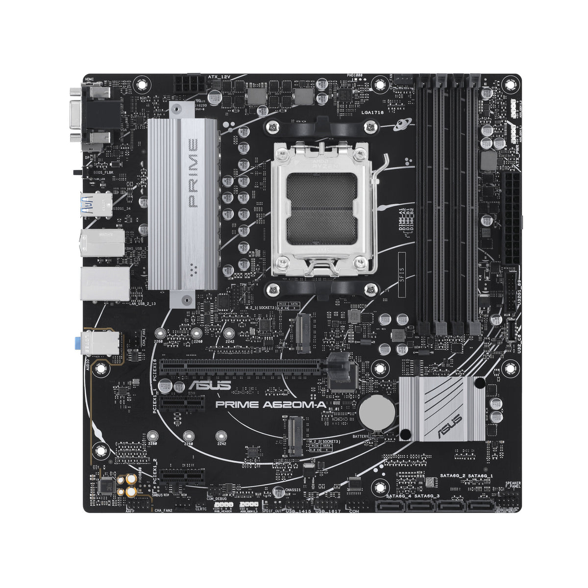 ASUS PRIME A620M-A-CSM micro ATX motherboard - AMD A620 Socket AM5