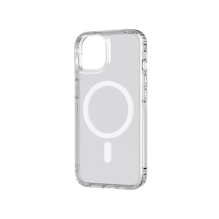 Tech21 Evo Clear with MagSafe for iPhone 14 in Transparent