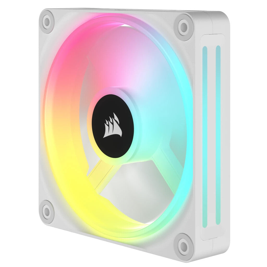 Corsair iCUE LINK QX120 RGB - Computer Case Fan in White - 120mm