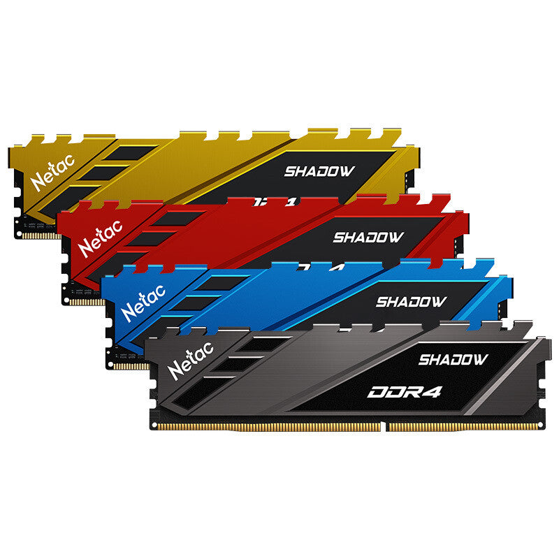 Netac Shadow - 8 GB 1 x 8 GB DDR4 3200 MHz memory module in Yellow