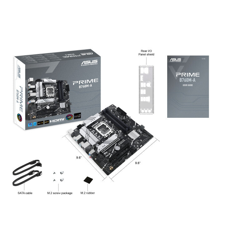 ASUS PRIME B760M-A-CSM micro ATX motherboard - Intel B760 LGA 1700