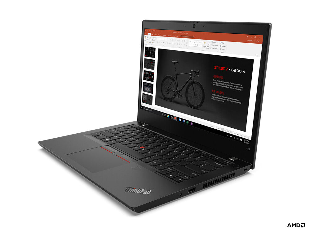 Lenovo ThinkPad L14 Laptop - 35.6 cm (14&quot;) - AMD Ryzen™ 5 PRO 4650U - 8 GB DDR4-SDRAM - 256 GB SSD - Wi-Fi 6 - Windows 10 Pro - Black