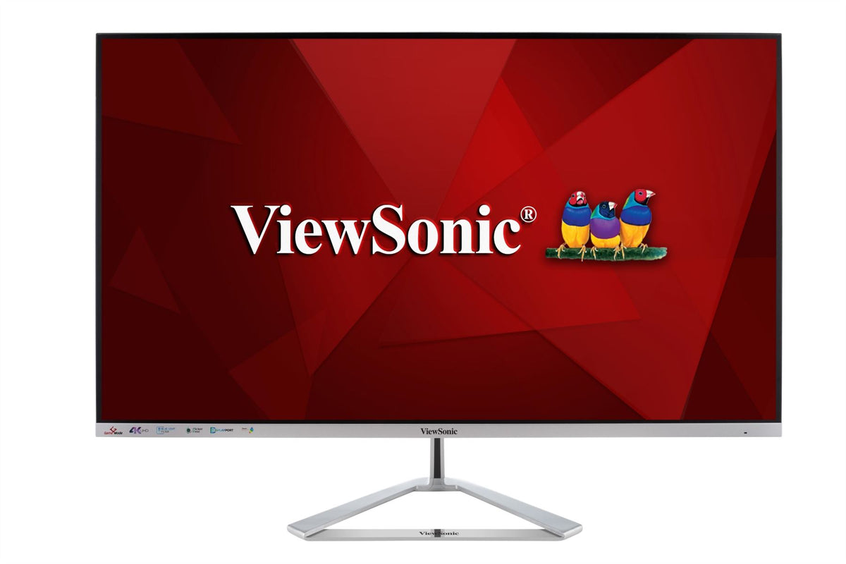 Viewsonic VX Series VX3276-4K-mhd 81.3 cm (32&quot;) 3840 x 2160 pixels 4K Ultra HD LED Silver Monitor