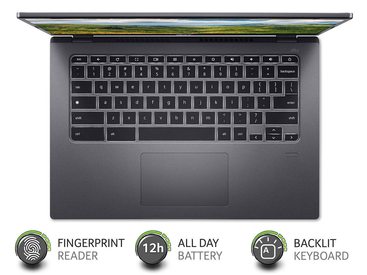 Acer Chromebook Spin 713 - 34.3 cm (13.5&quot;) - Touchscreen - Intel® Core™ i3-1115G4 - 8 GB LPDDR4x-SDRAM - 256 GB SSD - Wi-Fi 6 - ChromeOS - Grey