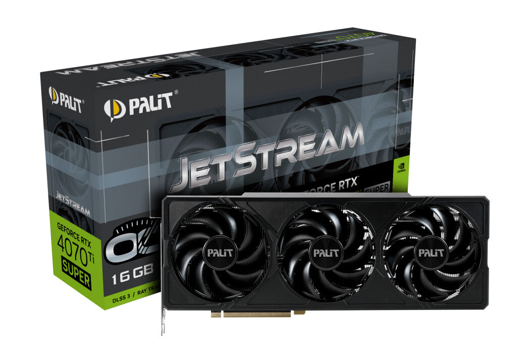 Palit JetStream OC - NVIDIA 16 GB GDDR6X GeForce RTX 4070 Ti SUPER graphics card
