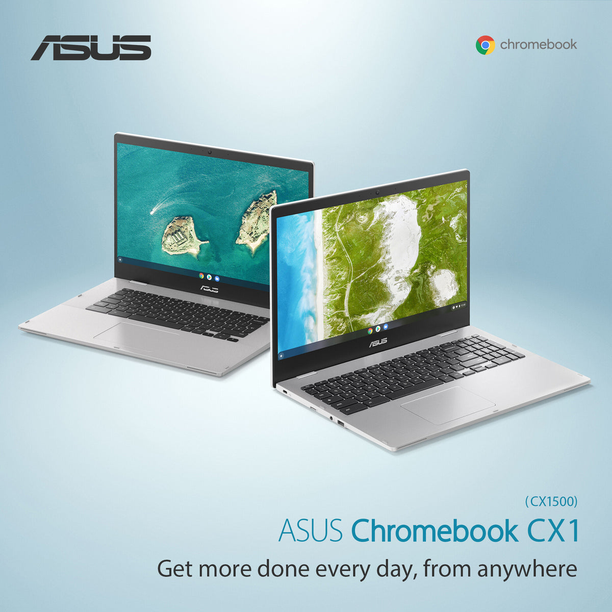 ASUS Chromebook - 39.6 cm (15.6&quot;) - Intel® Pentium® Silver N6000 - 8 GB LPDDR4x-SDRAM - 128 GB eMMC - Wi-Fi 6 - ChromeOS - Silver