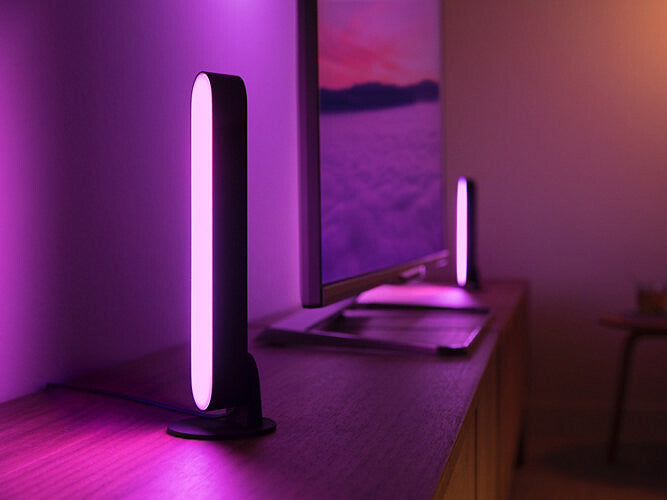 Philips Hue Play light bar in Black - White and colour ambience (Pack of 2)