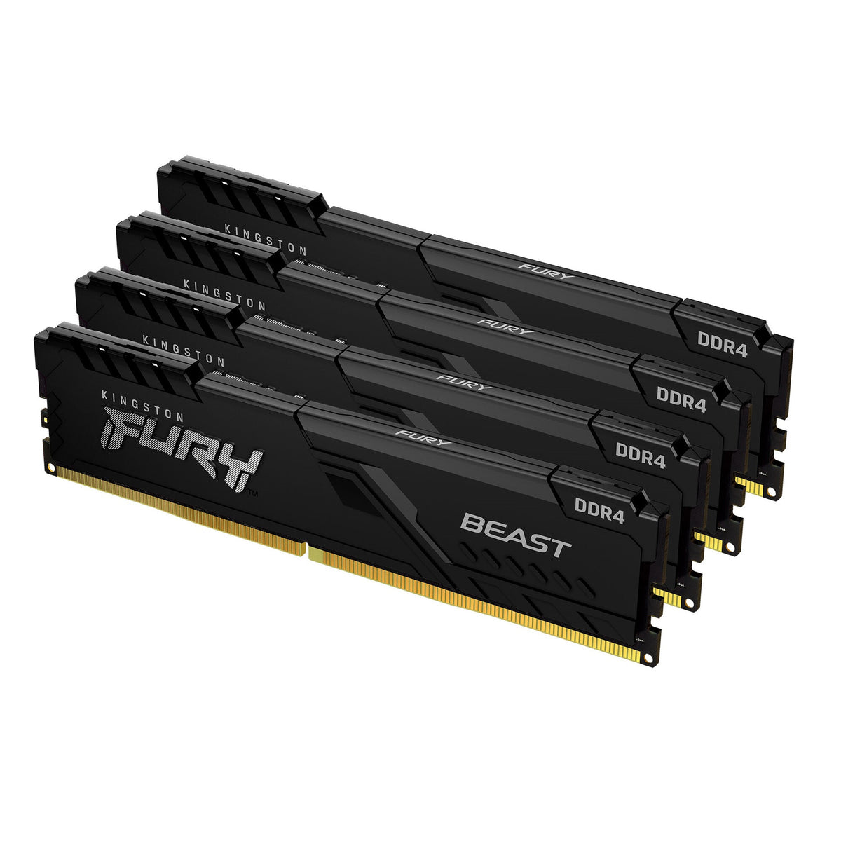 Kingston Technology FURY Beast Black - 32 GB 4 x 8 GB DDR4 3200MT/s memory module