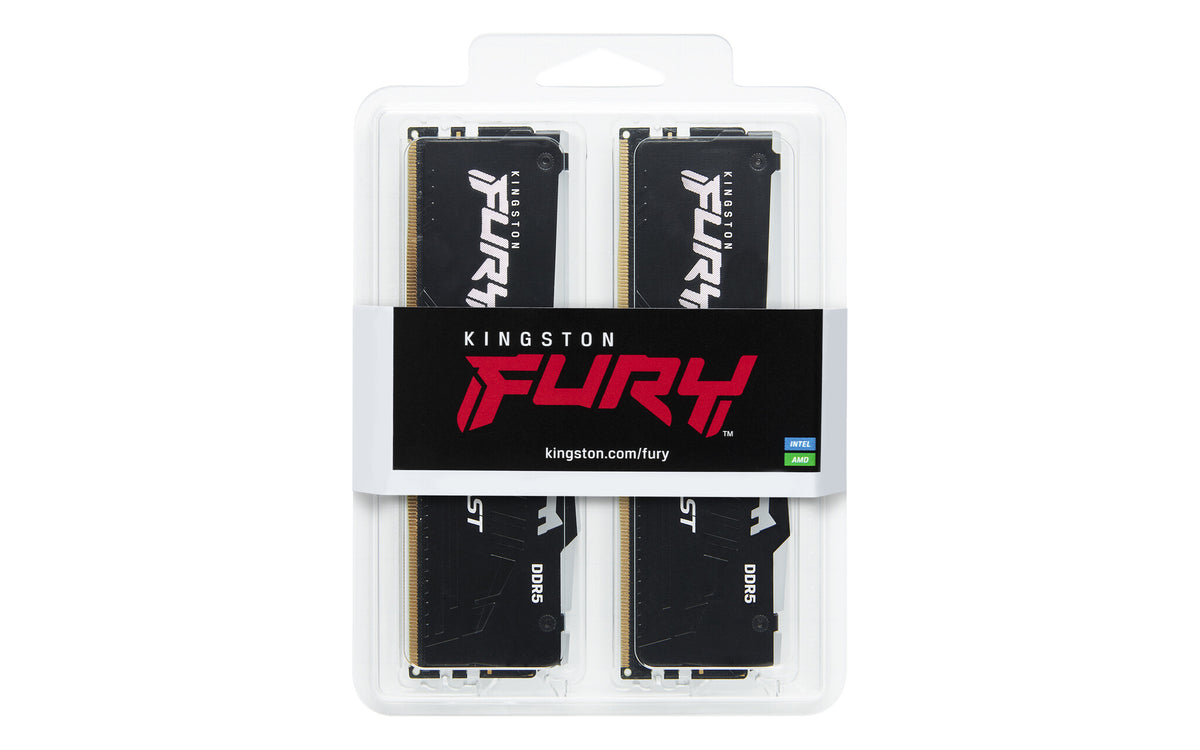 Kingston Technology FURY Beast - 64 GB 2 x 32 GB DDR5 6000 MHz memory module