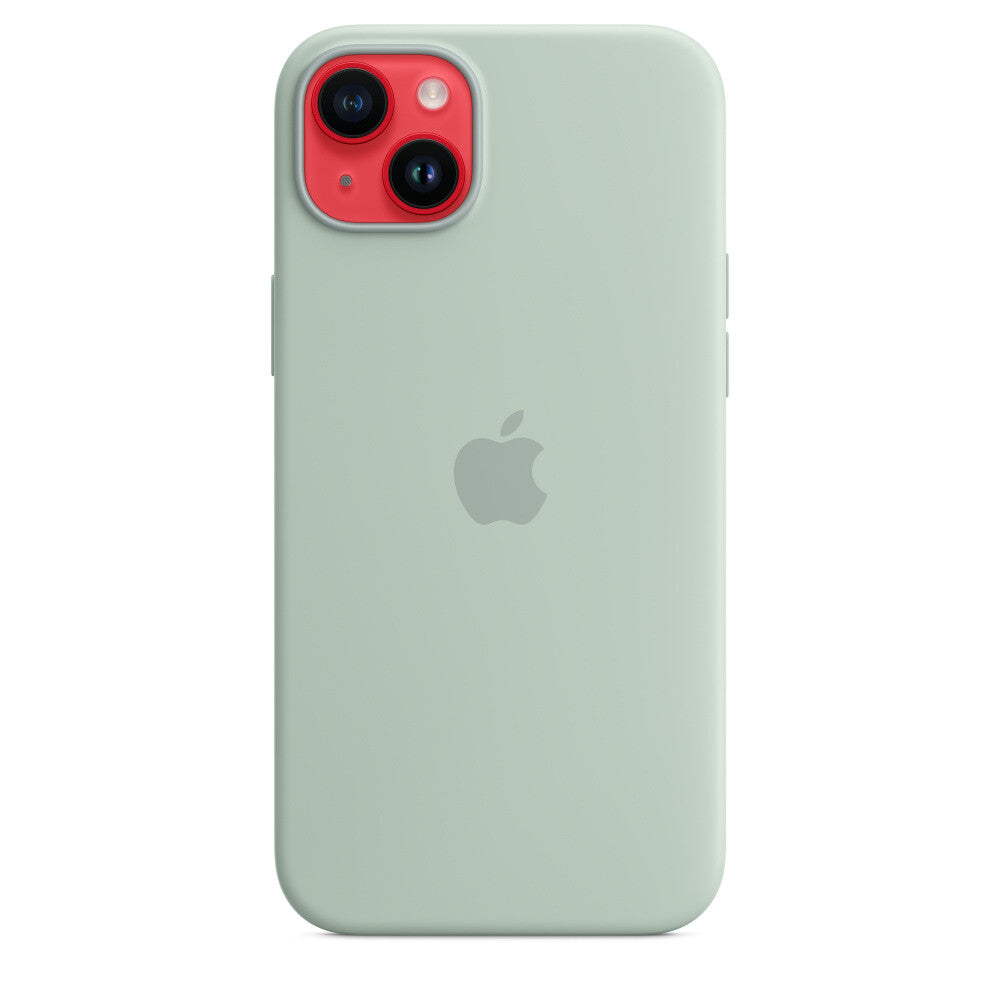 Apple iPhone 14 Plus Silicone Case with MagSafe in Succulent