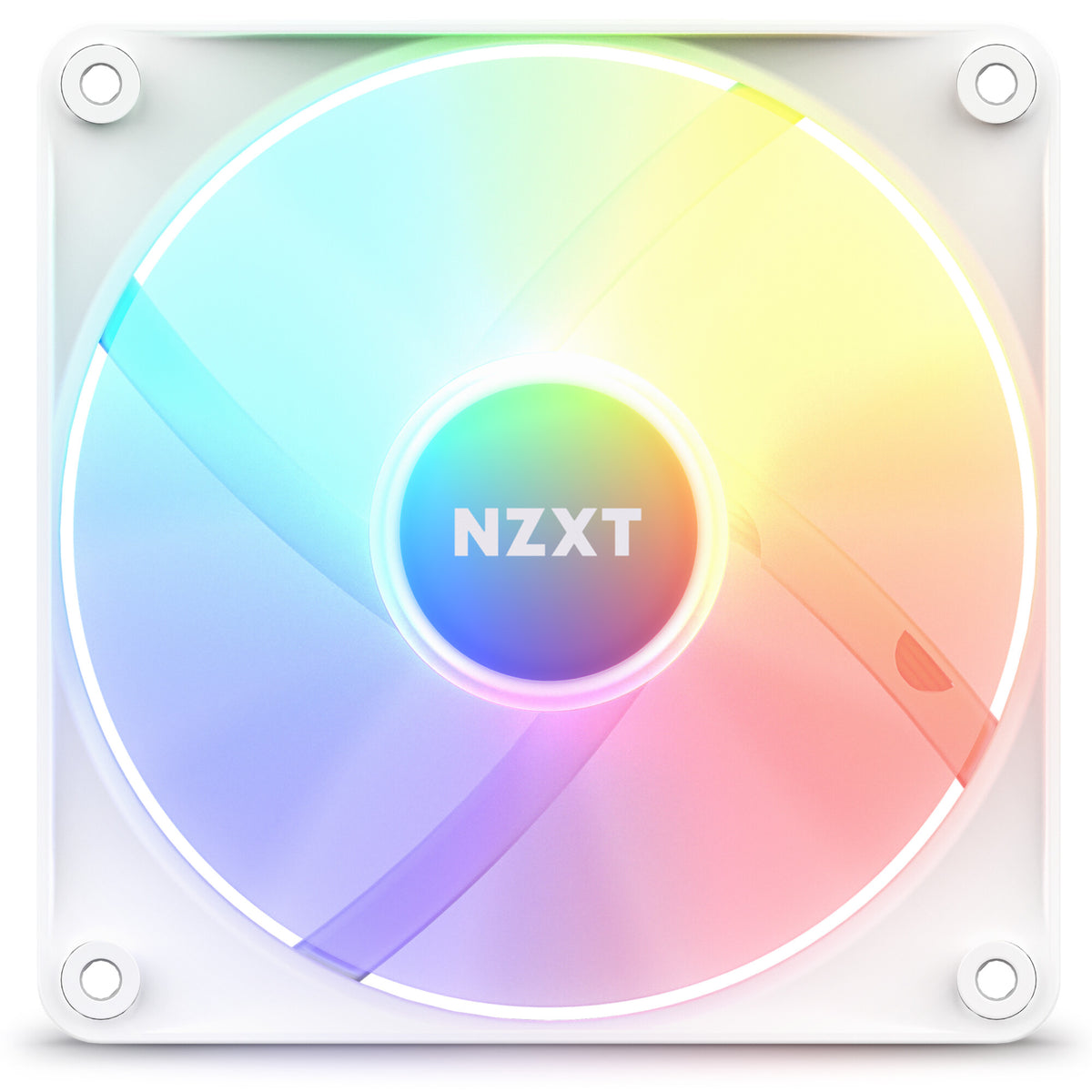 NZXT F120 RGB Core - Computer Case Fan in White - 120mm