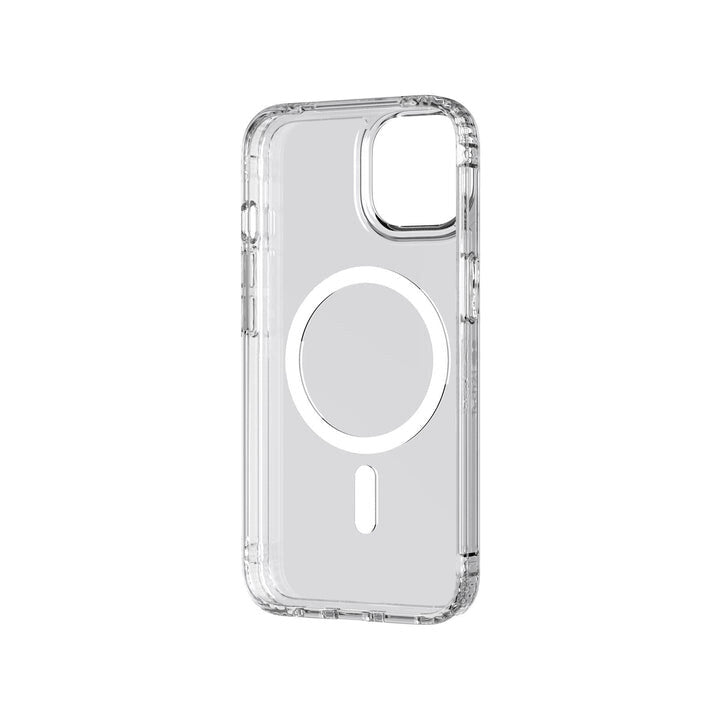 Tech21 Evo Clear with MagSafe for iPhone 14 in Transparent