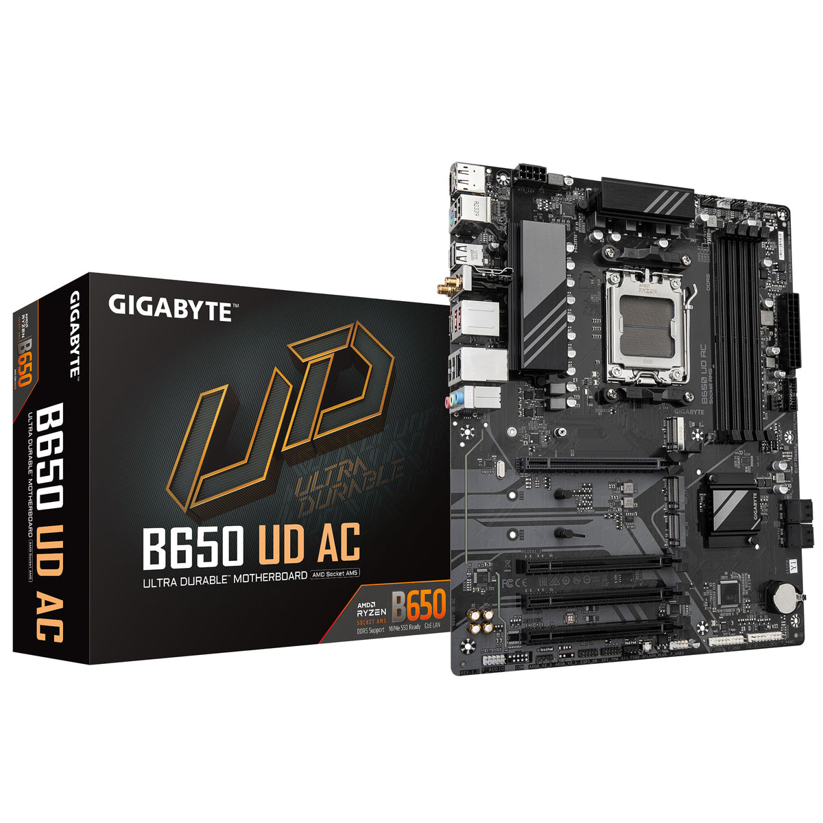 GIGABYTE B650 UD AC ATX motherboard - AMD B650 Socket AM5