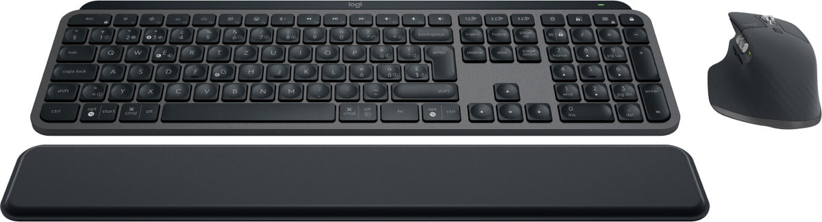 Logitech MX Keys S Combo - RF Wireless + Bluetooth keyboard (QWERTZ Swiss) &amp; Mouse in Graphite