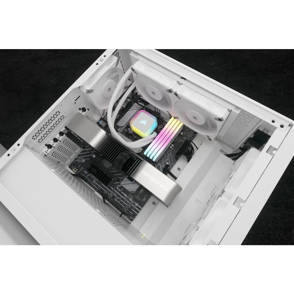 Corsair H100I Elite - All-in-one Liquid Processor Cooler in White - 120mm