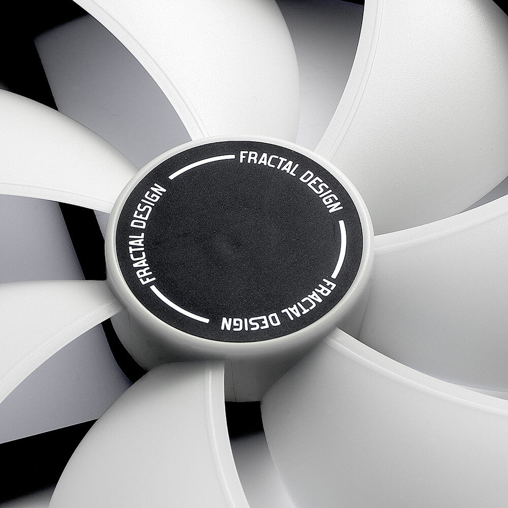 Fractal Design Prisma AL-14 - Computer Case Fan in Black / White - 140mm