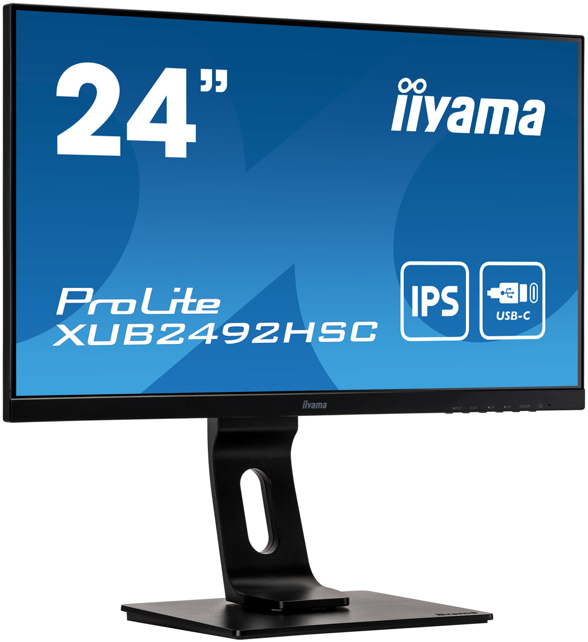 iiyama ProLite XUB2492HSC-B1 - 60.5 cm (23.8&quot;) - 1920 x 1080 pixels FHD LCD Monitor