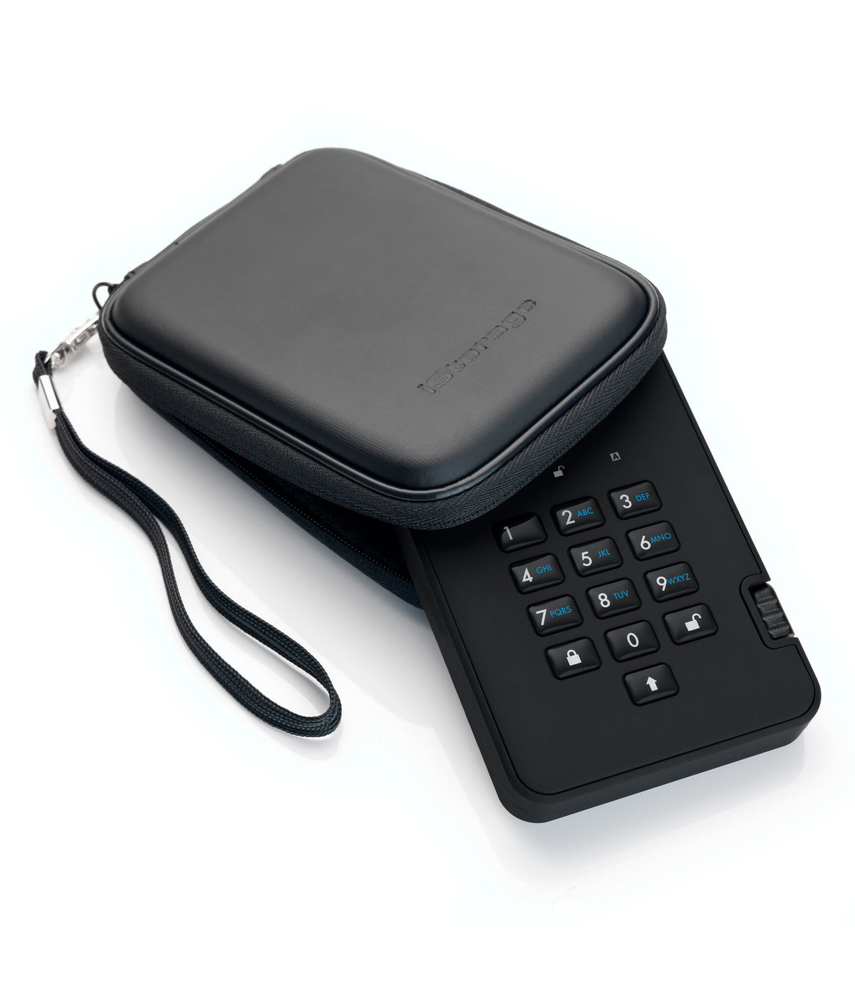 iStorage diskAshur2 - Secure Encrypted External hard drive in Black - 2 TB