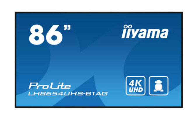 iiyama ProLite LH8654UHS-B1AG - 2.17 m (85.6&quot;) - 3840 x 2160 pixels 4K UHD LED Monitor