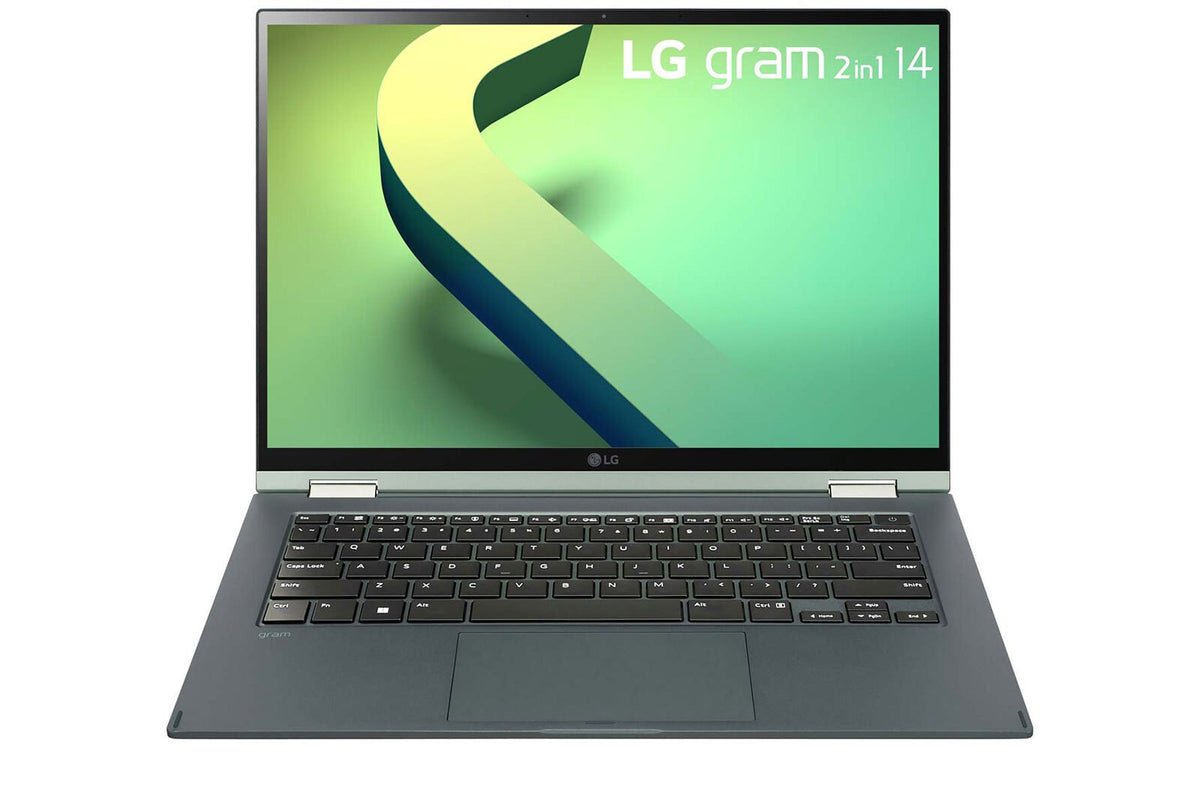 LG Gram 14T90Q Hybrid (2-in-1) - 35.6 cm (14&quot;) - Touchscreen - Intel® Core™ i7-1260P - 16 GB LPDDR5-SDRAM - 1 TB SSD - Wi-Fi 6E - Windows 11 Home - Green