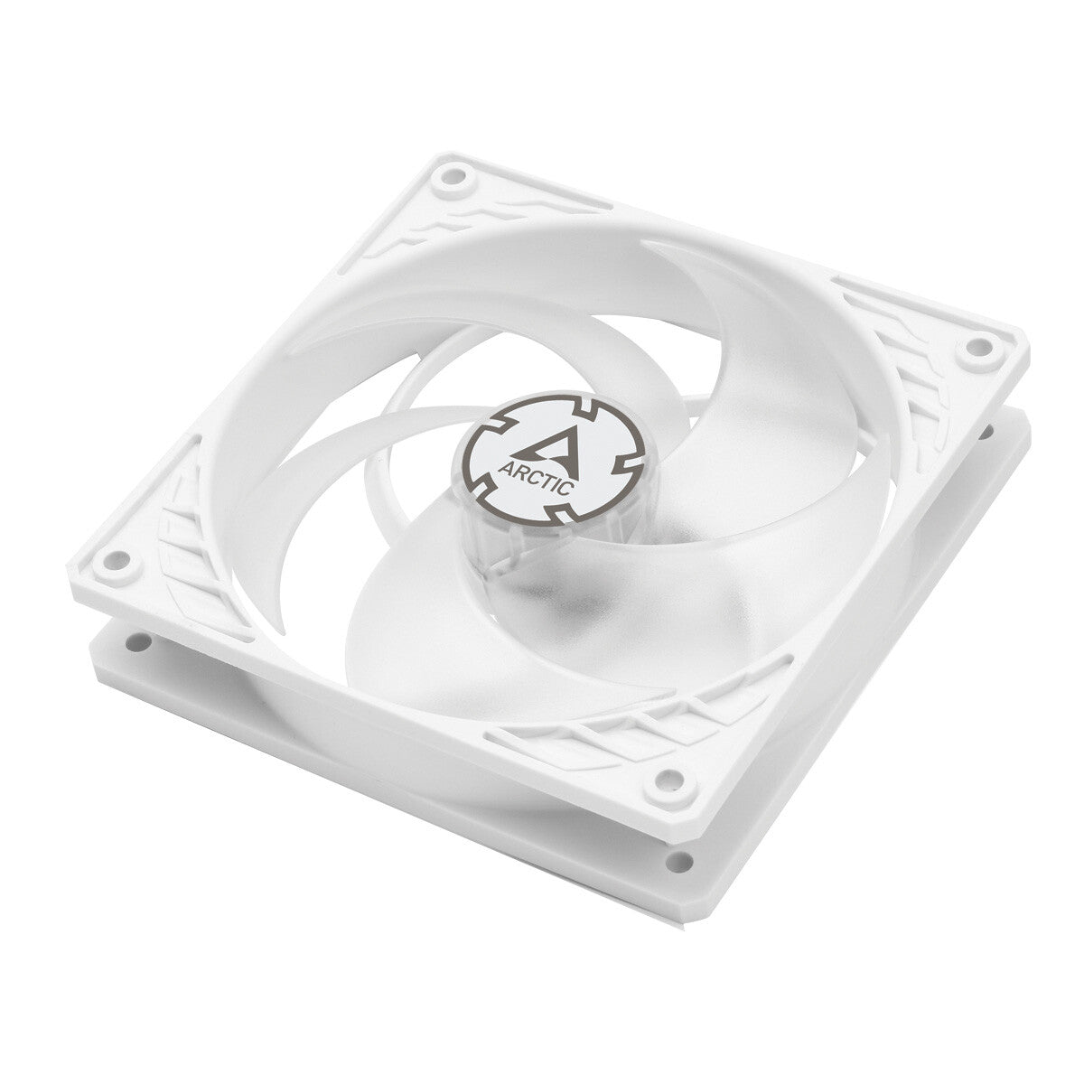 ARCTIC P12 PWM PST - Computer Case Fan in White / Transparent - 120mm