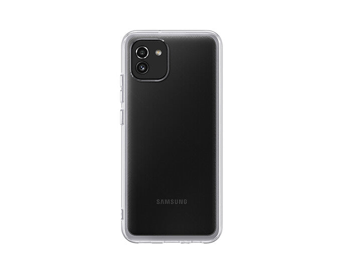 Samsung Soft Clear Cover for Galaxy A03 in Transparent