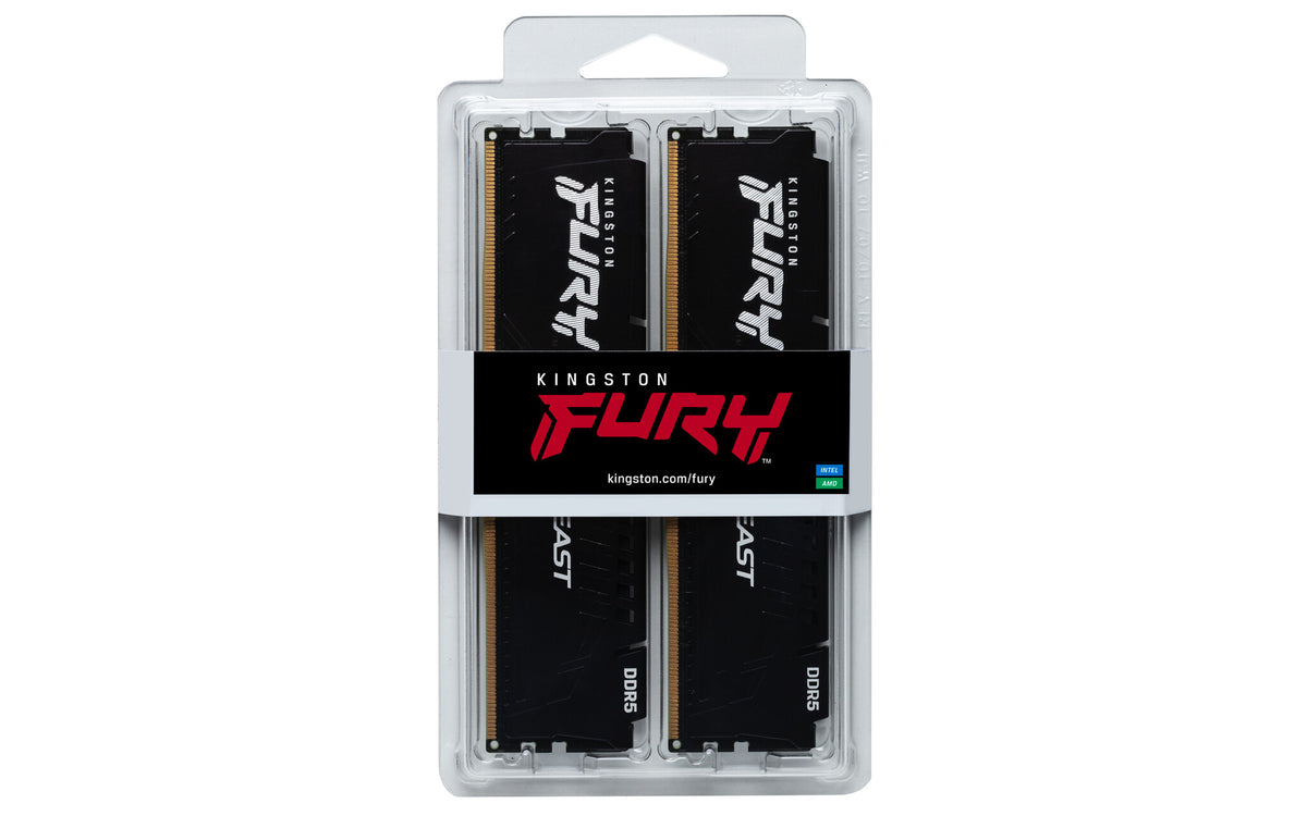 Kingston Technology FURY Beast Black EXPO - 64 GB 2 x 32 GB 6000MT/s DDR5 memory module