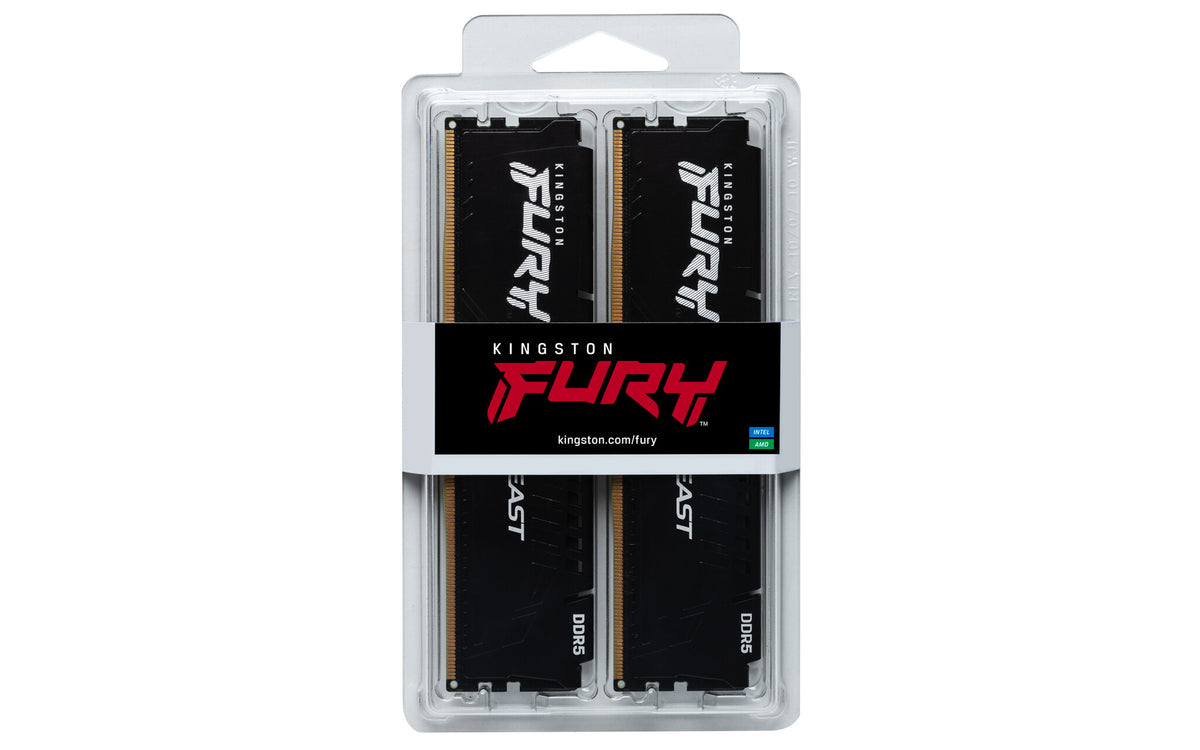 Kingston Technology FURY Beast - 64GB 2 x 32 GB DDR5 6000 MT/s