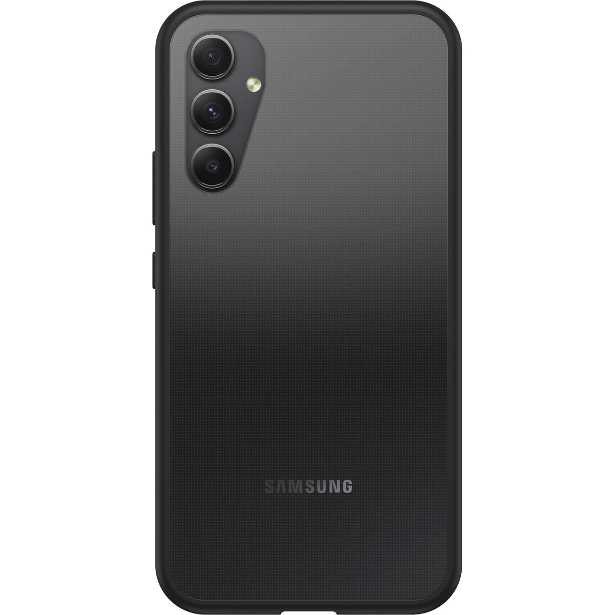 OtterBox React Case for Galaxy A34 5G in Black Crystal - No Packaging