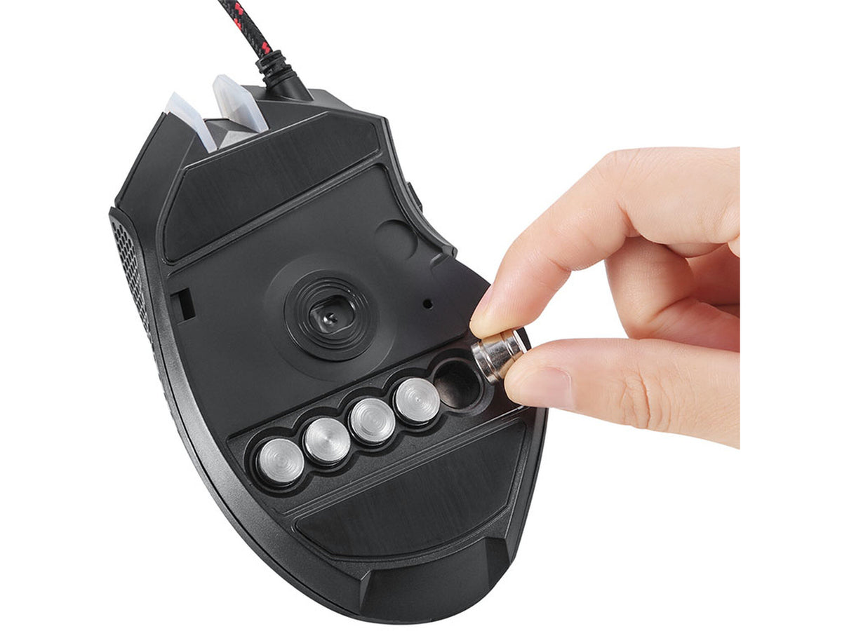 Sandberg Destroyer FlexWeight - USB Wired Mouse in Black - 4,00 DPI