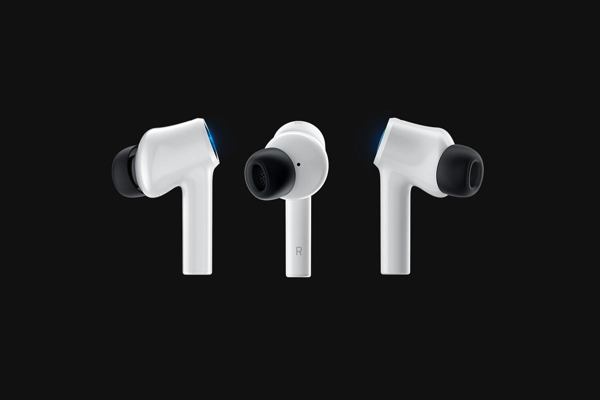 Razer Hammerhead HyperSpeed - Bluetooth Wireless In-ear Gaming Earbuds in White