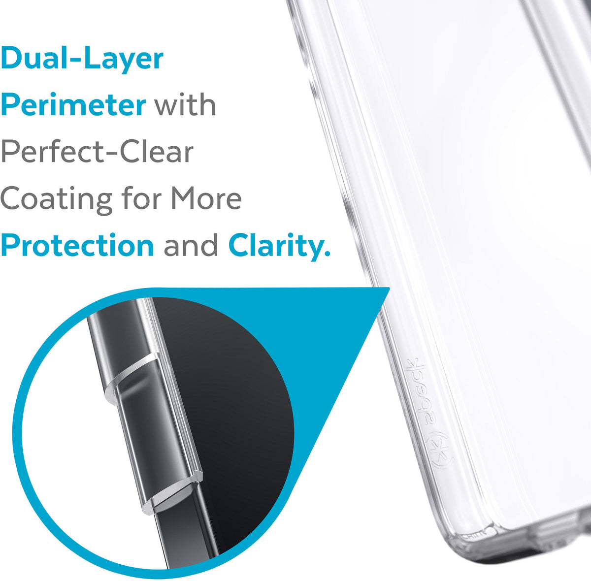 Speck Presidio Perfect Clear for Galaxy S22 Plus in Transparent