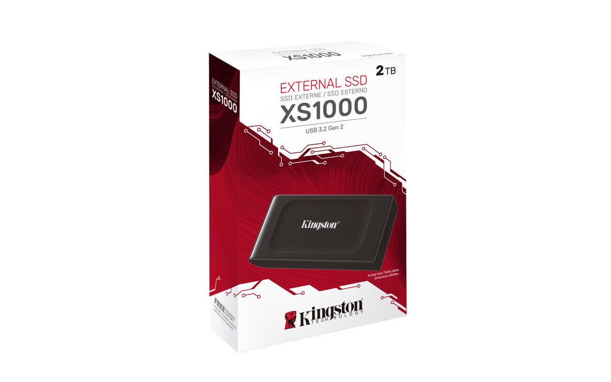 Kingston Technology XS1000 External solid state drive - 2TB
