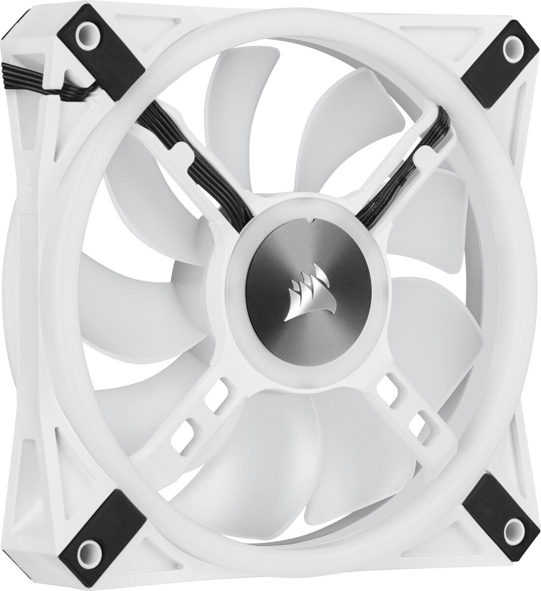 Corsair iCUE QL120 - Computer Case Fan in White - 120mm (Pack of 3)